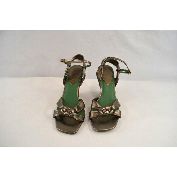 Hilary Radley Embroidered Wedges Slingback Open Toe Sandals Size 9M - Picture 2 of 9